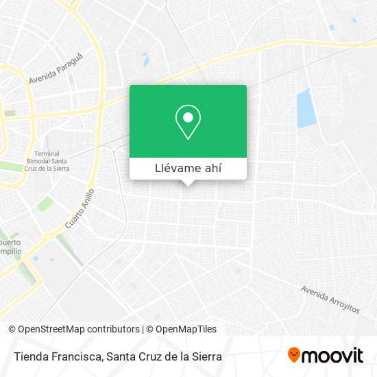 Mapa de Tienda Francisca