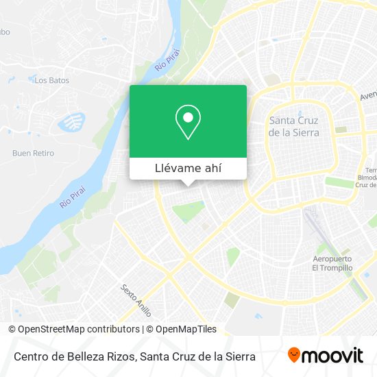 Mapa de Centro de Belleza Rizos