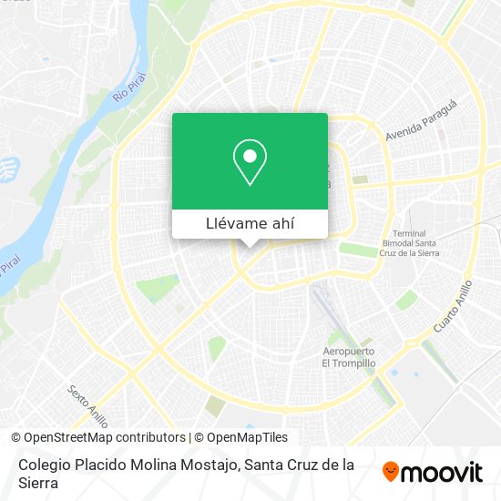 Mapa de Colegio Placido Molina Mostajo