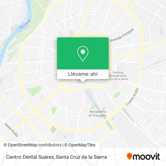 Mapa de Centro Dental Suárez