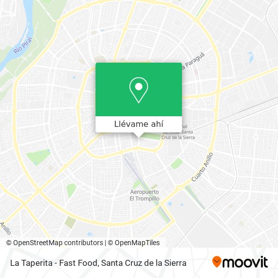 Mapa de La Taperita - Fast Food
