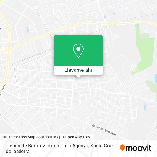 Mapa de Tienda de Barrio Victoria Coila Aguayo