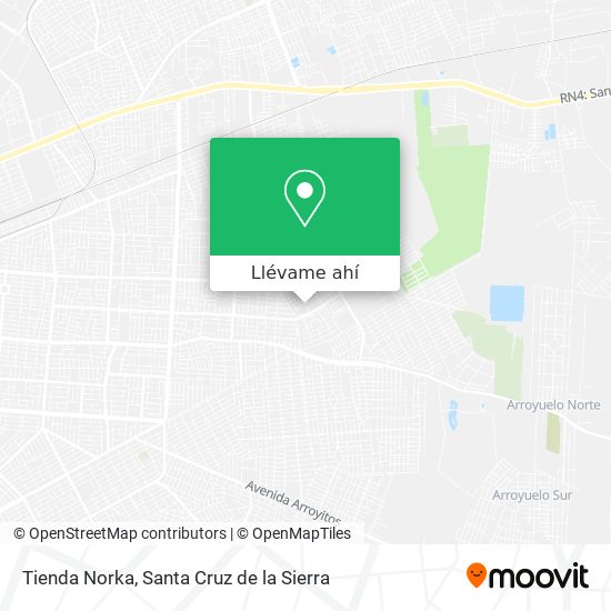 Mapa de Tienda Norka