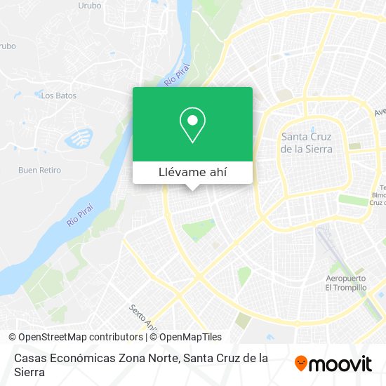 Mapa de Casas Económicas Zona Norte