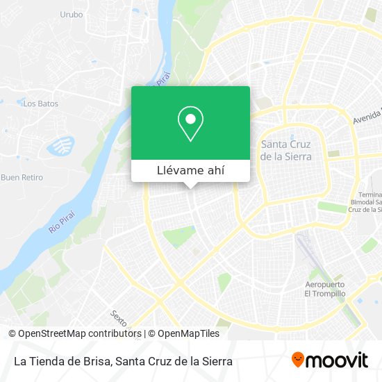 Mapa de La Tienda de Brisa