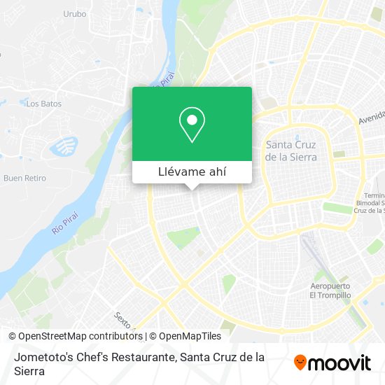 Mapa de Jometoto's Chef's Restaurante