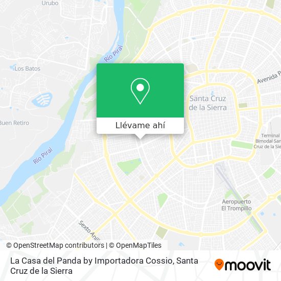 Mapa de La Casa del Panda by Importadora Cossio