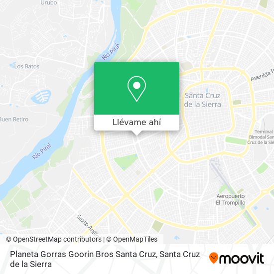 Mapa de Planeta Gorras Goorin Bros Santa Cruz
