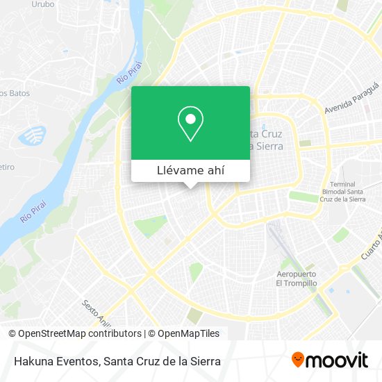 Mapa de Hakuna Eventos