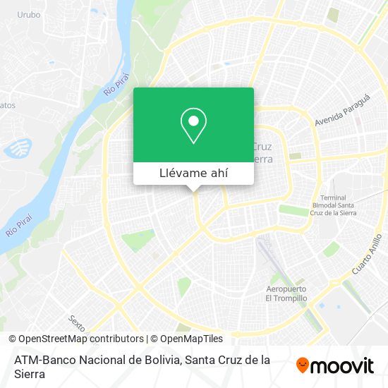 Mapa de ATM-Banco Nacional de Bolivia