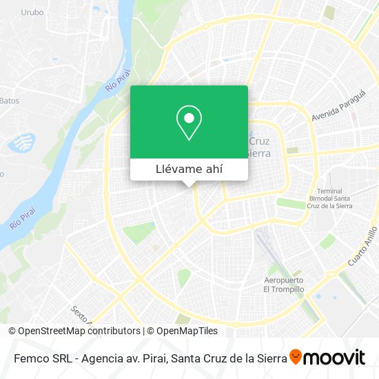 Mapa de Femco SRL - Agencia av. Pirai