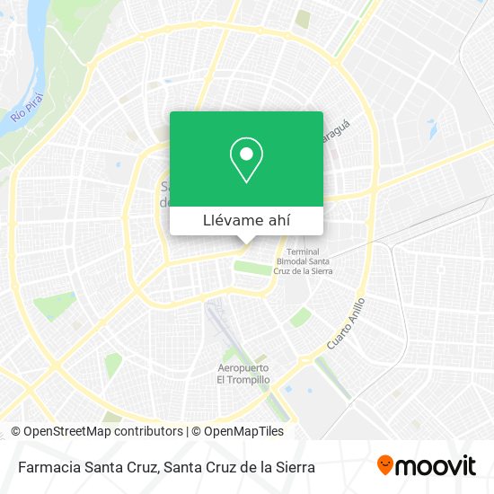 Mapa de Farmacia Santa Cruz