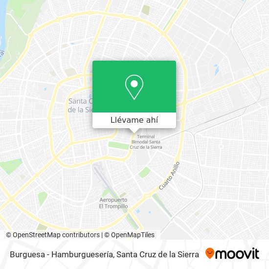 Mapa de Burguesa - Hamburguesería