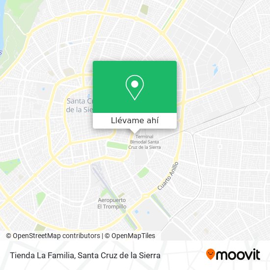 Mapa de Tienda La Familia