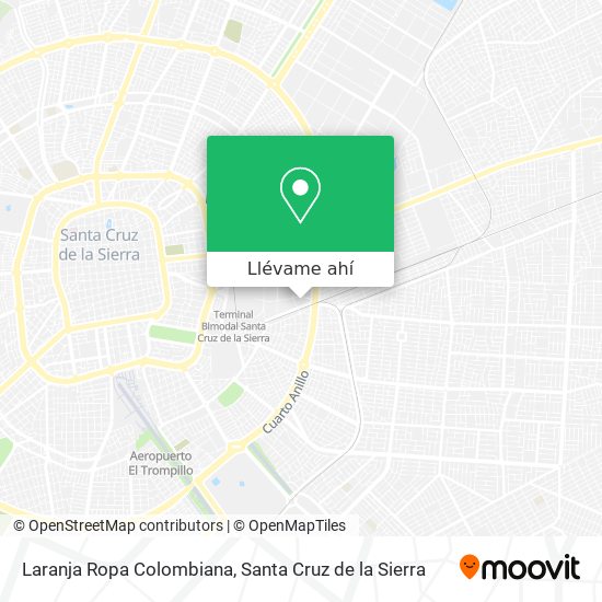 liderazgo Cintura Sur Cómo llegar a Laranja Ropa Colombiana en Santa Cruz De La Sierra en Autobús?