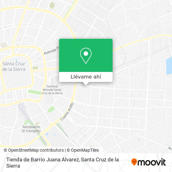 Mapa de Tienda de Barrio Juana Alvarez