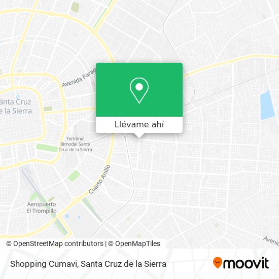 Mapa de Shopping Cumavi