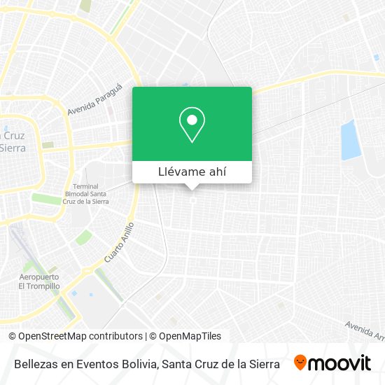 Mapa de Bellezas en Eventos Bolivia