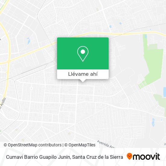Mapa de Cumavi Barrio Guapilo Junín