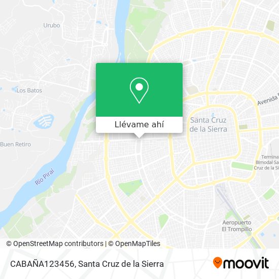 Mapa de CABAÑA123456