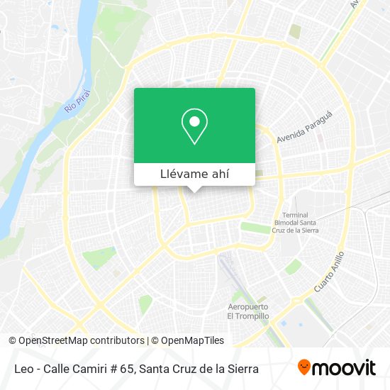 Mapa de Leo - Calle Camiri # 65