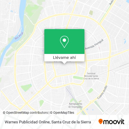 Mapa de Warnes Publicidad Online