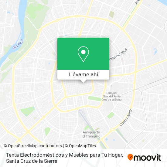 Mapa de Tenta Electrodomésticos y Muebles para Tu Hogar