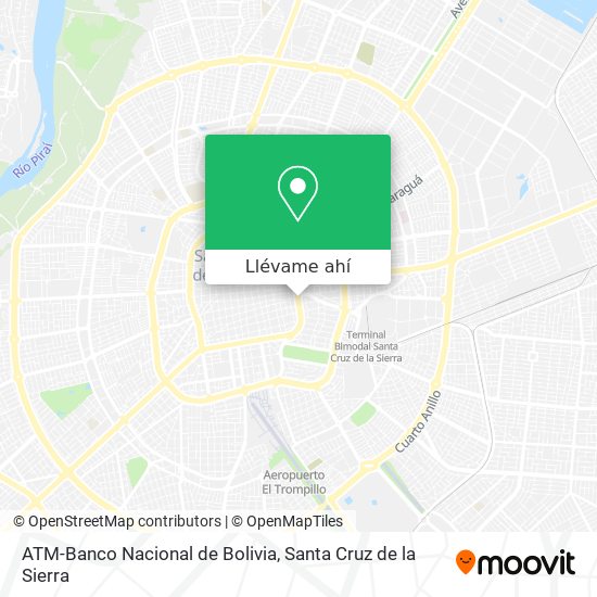 Mapa de ATM-Banco Nacional de Bolivia