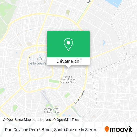 Mapa de Don Ceviche Perú \ Brasil