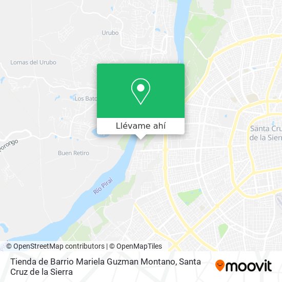 Mapa de Tienda de Barrio Mariela Guzman Montano