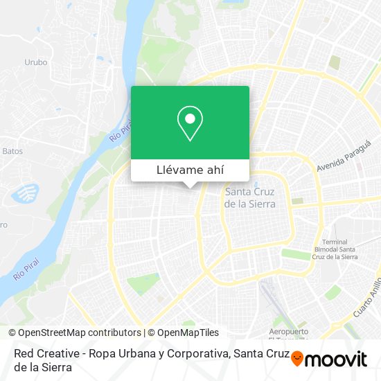 Mapa de Red Creative - Ropa Urbana y Corporativa