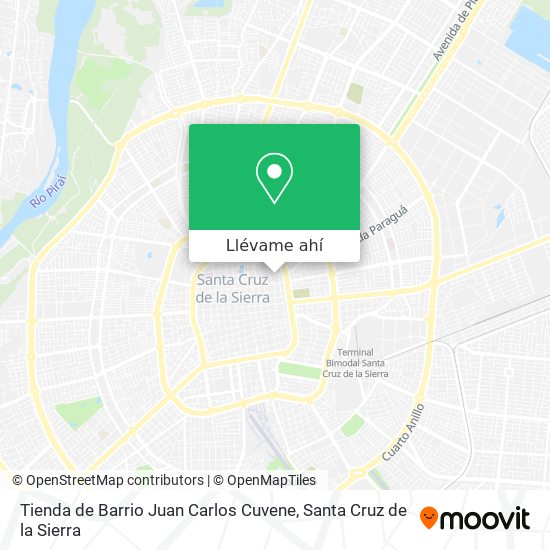 Mapa de Tienda de Barrio Juan Carlos Cuvene