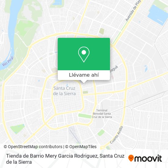 Mapa de Tienda de Barrio Mery Garcia Rodriguez