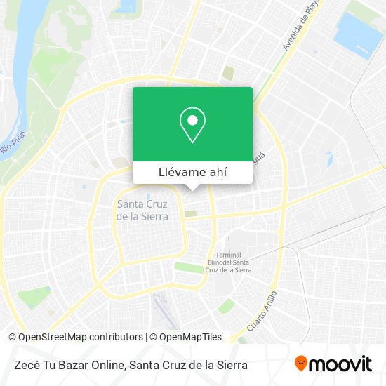 Mapa de Zecé Tu Bazar Online