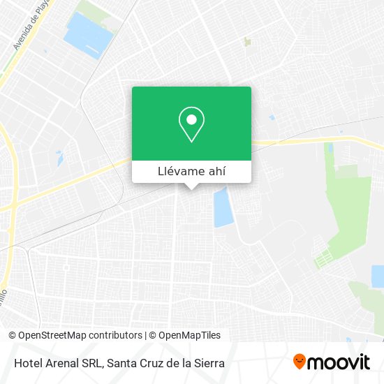 Mapa de Hotel Arenal SRL