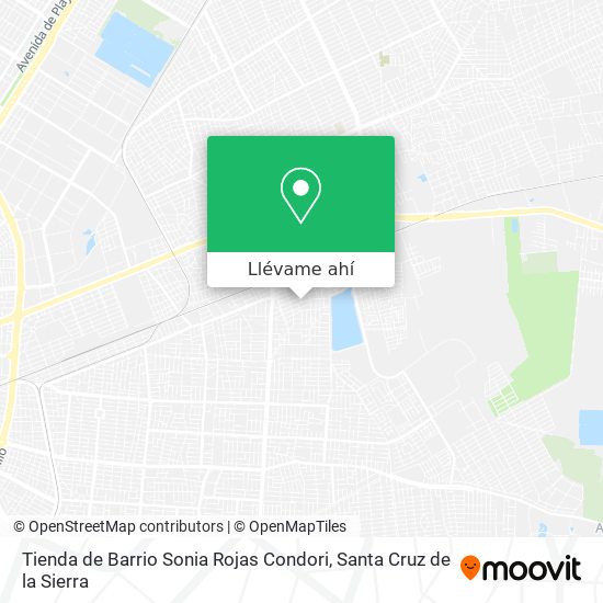 Mapa de Tienda de Barrio Sonia Rojas Condori