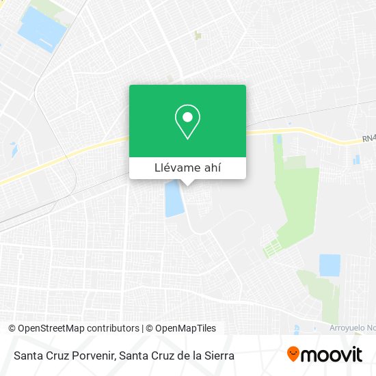 Mapa de Santa Cruz Porvenir