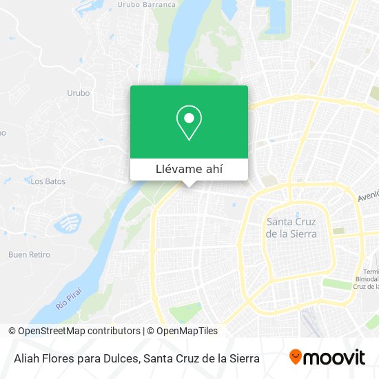 Mapa de Aliah Flores para Dulces