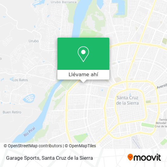 Mapa de Garage Sports