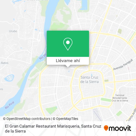 Mapa de El Gran Calamar Restaurant Marisqueria