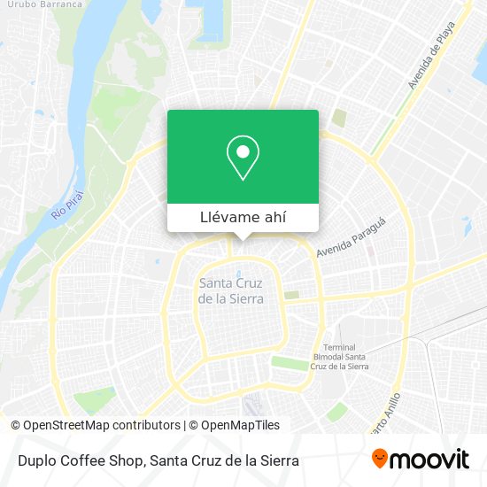 Mapa de Duplo Coffee Shop