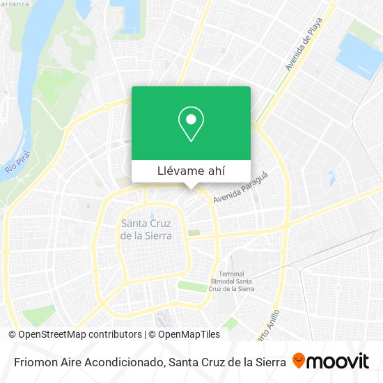 Mapa de Friomon Aire Acondicionado