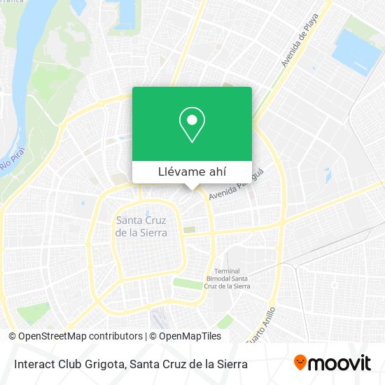 Mapa de Interact Club Grigota