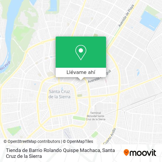 Mapa de Tienda de Barrio Rolando Quispe Machaca