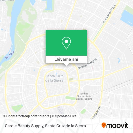 C mo llegar a Carole Beauty Supply en Santa Cruz De La Sierra en