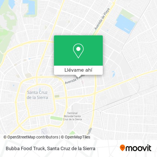Mapa de Bubba Food Truck