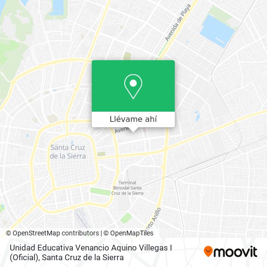 Mapa de Unidad Educativa Venancio Aquino Villegas I (Oficial)