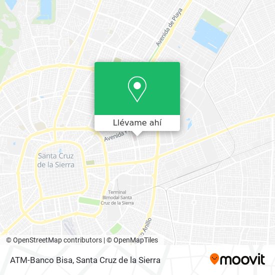 Mapa de ATM-Banco Bisa