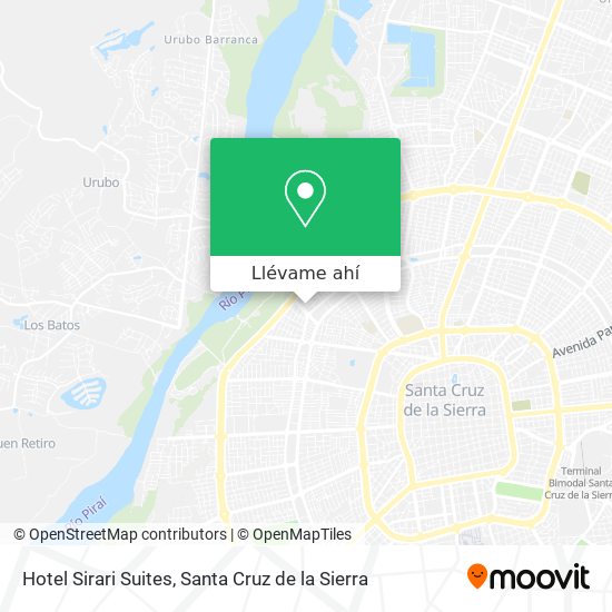 Mapa de Hotel Sirari Suites