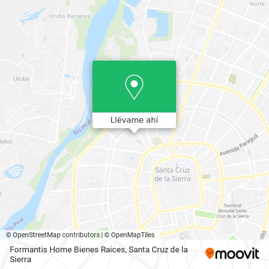 Mapa de Formantis Home Bienes Raices